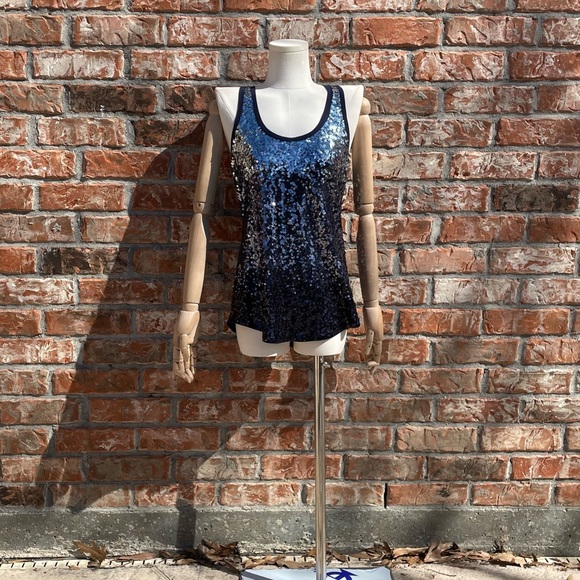 Express ombre sequined-front tank top / XS / Excellent condition - Picture 11 of 16